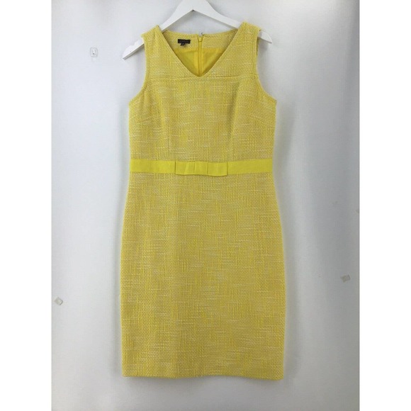 TALBOTS Textured Tweed Sleeveless Sheath Dress - Picture 12 of 12